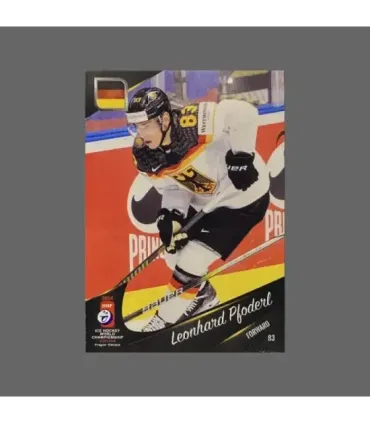 2024 IIHF World Championship #GER23 Leonhard Pfoderl (Team Germany)  | AMPIR Trading Cards