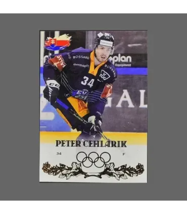 2022 AMPIR Olympic Games Hockey #SVK06-1 Peter Cehlarik (EV Zug)  | AMPIR Trading Cards