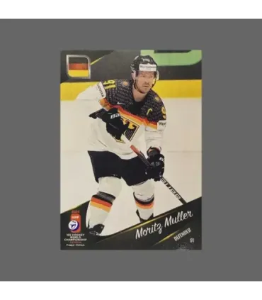 2024 IIHF World Championship #GER24 Moritz Muller (Team Germany)  | AMPIR Trading Cards