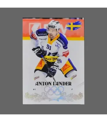 2022 AMPIR Olympic Games Hockey #SWE19-1 Anton Lander (EV Zug)  | AMPIR Trading Cards