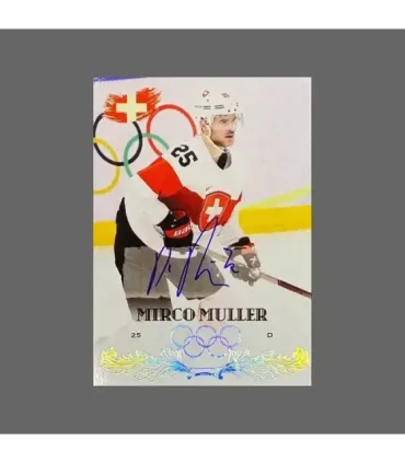 2022 AMPIR Olympic Games Hockey #SUI01 Mirco Muller (Team Switzerland) autograph 2/10 | AMPIR Trading Cards