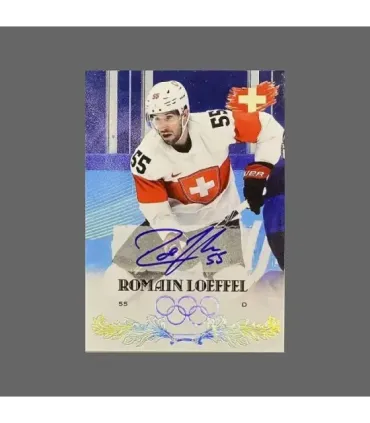 2022 AMPIR Olympic Games Hockey #SUI07 Romain Loeffel (Team Switzerland) autograph 2/10 | AMPIR Trading Cards