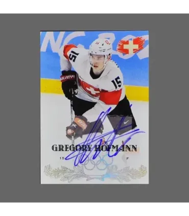 2022 AMPIR Olympic Games Hockey #SUI15 Gregory Hofmann (Team Switzerland) autograph 2/9 | AMPIR Trading Cards