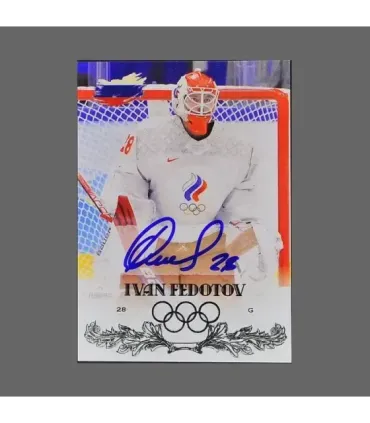 2022 AMPIR Olympic Games Hockey #RUS01 Ivan Fedotov (Team Russia) GK autograph 2/15 | AMPIR Trading Cards