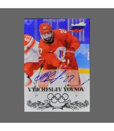 2022 AMPIR Olympic Games Hockey #RUS05 Vyacheslav Voynov (Team Russia) autograph 2/15 | AMPIR Trading Cards