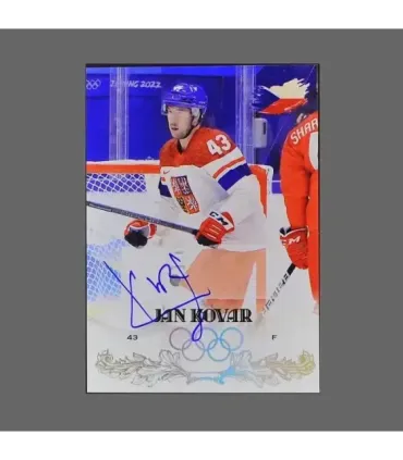 2022 AMPIR Olympic Games Hockey #CZE12 Jan Kovar (Team Czech Republic) autograph 2/10 | AMPIR Trading Cards