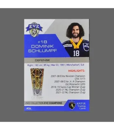 2022 AMPIR EVZ Champions #04 Dominik Schlumpf   | AMPIR Trading Cards