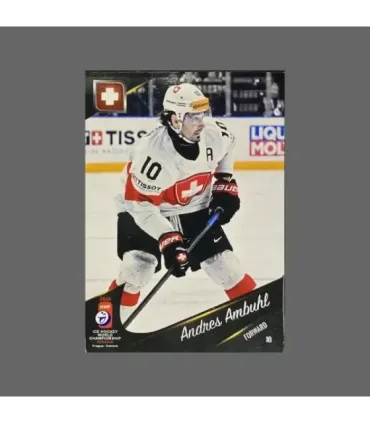 2024 IIHF World Championship #SUI01 Andres Ambuhl (Team Switzerland)  | AMPIR Trading Cards