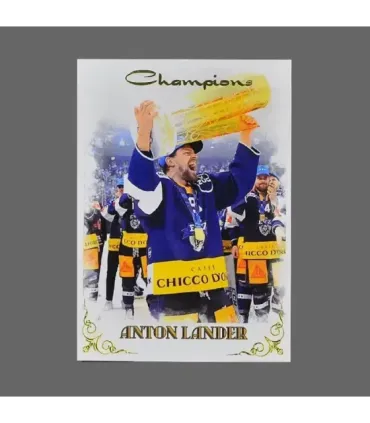 2022 AMPIR EVZ Champions #24 Anton Lander   | AMPIR Trading Cards