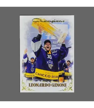 2022 AMPIR EVZ Champions #25 Leonardo Genoni  GK | AMPIR Trading Cards