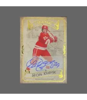 2022 AMPIR Hockey Legends (Serie #4) #01 Igor Kravchuk  autograph 18/20 | AMPIR Trading Cards