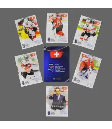 2022 AMPIR IIHF World Championship   Team Switzerland SET (26 cards) | AMPIR Trading Cards