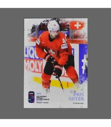 2022 AMPIR IIHF World Championship #SUI05 Pius Suter (Team Switzerland)  | AMPIR Trading Cards