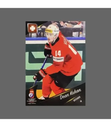 2024 IIHF World Championship #SUI04 Dean Kukan (Team Switzerland)  | AMPIR Trading Cards