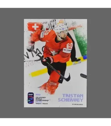 2022 AMPIR IIHF World Championship #SUI11 Tristan Scherwey (Team Switzerland)  | AMPIR Trading Cards