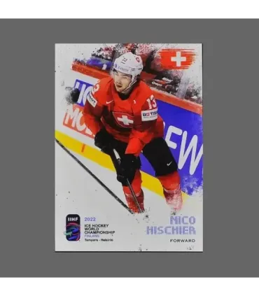 2022 AMPIR IIHF World Championship #SUI13 Nico Hischier (Team Switzerland)  | AMPIR Trading Cards