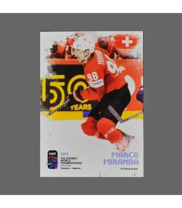 2022 AMPIR IIHF World Championship #SUI25 Marco Miranda (Team Switzerland)  | AMPIR Trading Cards