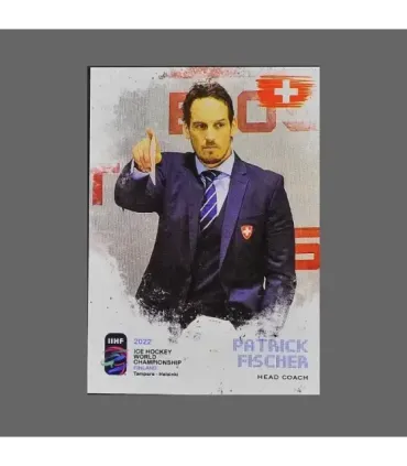 2022 AMPIR IIHF World Championship #SUI26 Patrick Fischer  (Team Switzerland)  | AMPIR Trading Cards