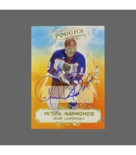 2023 AMPIR Team Russia Hockey #RUS14 Igor Larionov «Professor»  autograph 2/8 | AMPIR Trading Cards
