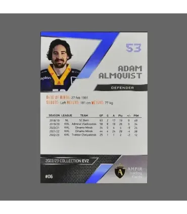 2022/23 AMPIR EVZ #06 Adam Almquist   | AMPIR Trading Cards