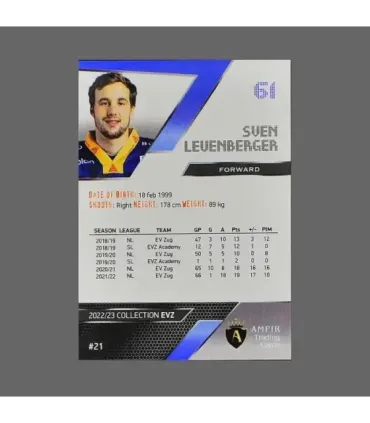 2022/23 AMPIR EVZ #21 Sven Leuenberger   | AMPIR Trading Cards