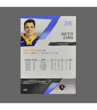 2022/23 AMPIR EVZ #26 Reto Suri   | AMPIR Trading Cards