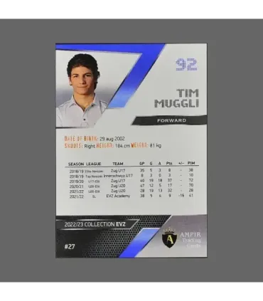 2022/23 AMPIR EVZ #27 Tim Muggli   | AMPIR Trading Cards
