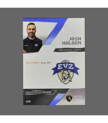 2022/23 AMPIR EVZ #29 Josh Holden   | AMPIR Trading Cards