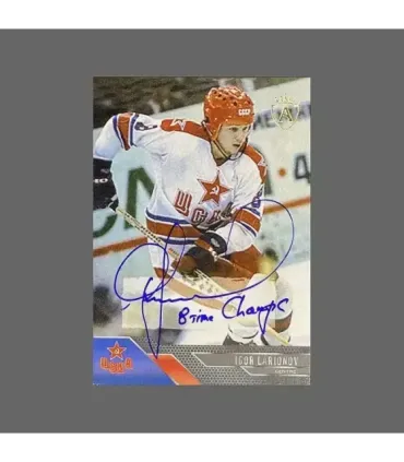 2022/23 AMPIR Hockey #01 Igor Larionov (CSKA Moscow) autograph 2/15 | AMPIR Trading Cards