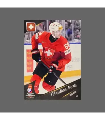 2024 IIHF World Championship #SUI14 Christian Marti (Team Switzerland)  | AMPIR Trading Cards