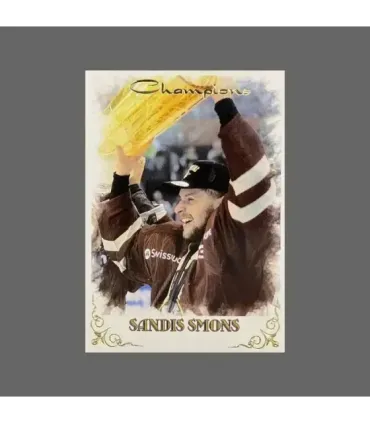 2023 AMPIR Geneve-Servette Champions #06 Sandis Smons   | AMPIR Trading Cards