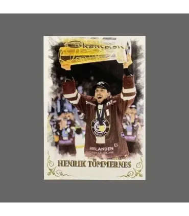 2023 AMPIR Geneve-Servette Champions #07 Henrik Tömmernes   | AMPIR Trading Cards