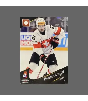 2024 IIHF World Championship #SUI15 Romain Loeffel (Team Switzerland)  | AMPIR Trading Cards