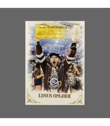 2023 AMPIR Geneve-Servette Champions #16 Linus Omark   | AMPIR Trading Cards