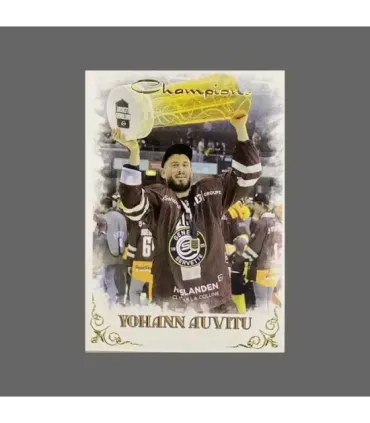 2023 AMPIR Geneve-Servette Champions #18 Yohann Auvitu   | AMPIR Trading Cards