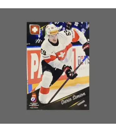 2024 IIHF World Championship #SUI16 Dario Simion (Team Switzerland)  | AMPIR Trading Cards