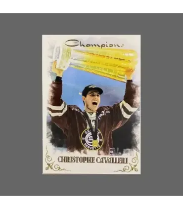 2023 AMPIR Geneve-Servette Champions #22 Christophe Cavalleri   | AMPIR Trading Cards