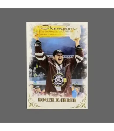 2023 AMPIR Geneve-Servette Champions #25 Roger Karrer   | AMPIR Trading Cards