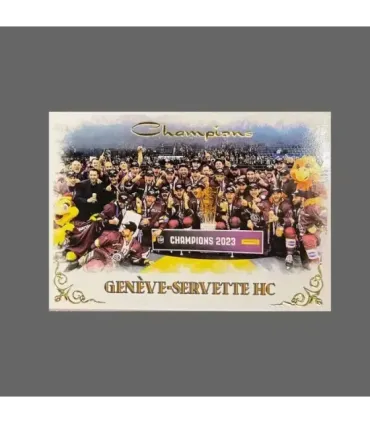 2023 AMPIR Geneve-Servette Champions #30 Team   | AMPIR Trading Cards