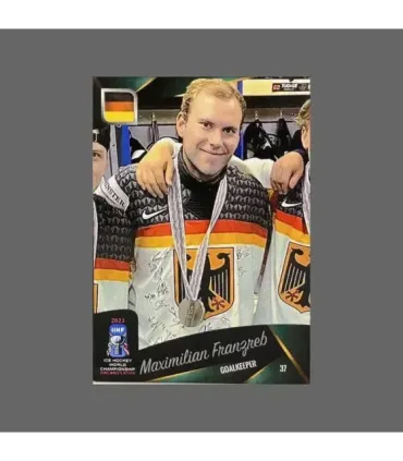 2023 AMPIR IIHF World Championship #GER03 Maximilian Franzreb (Team Germany) GK | AMPIR Trading Cards