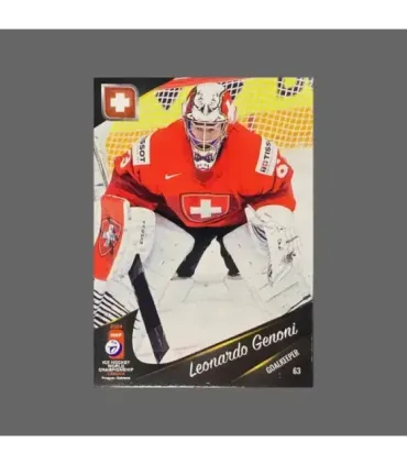 2024 IIHF World Championship #SUI18 Leonardo Genoni (Team Switzerland) gk | AMPIR Trading Cards