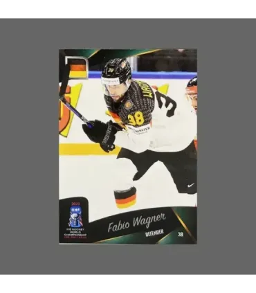 2023 AMPIR IIHF World Championship #GER10 Fabio Wagner (Team Germany)  | AMPIR Trading Cards