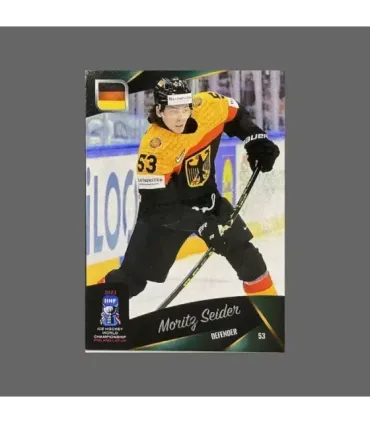 2023 AMPIR IIHF World Championship #GER13 Moritz Seider (Team Germany)  | AMPIR Trading Cards