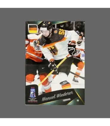 2023 AMPIR IIHF World Championship #GER14 Manuel Wiederer (Team Germany)  | AMPIR Trading Cards