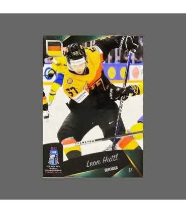 2023 AMPIR IIHF World Championship #GER15 Leon Huttl (Team Germany)  | AMPIR Trading Cards