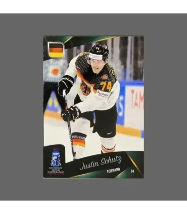 2023 AMPIR IIHF World Championship #GER19 Justin Schutz (Team Germany)  | AMPIR Trading Cards