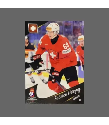 2024 IIHF World Championship #SUI19 Fabrice Herzog (Team Switzerland)  | AMPIR Trading Cards