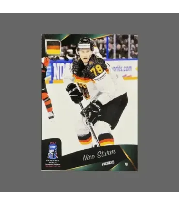 2023 AMPIR IIHF World Championship #GER21 Nico Sturm (Team Germany)  | AMPIR Trading Cards