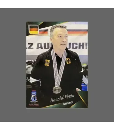 2023 AMPIR IIHF World Championship #GER26 Harold Kreis (Team Germany)  | AMPIR Trading Cards