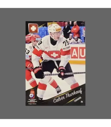 2024 IIHF World Championship #SUI20 Calvin Thurkauf (Team Switzerland)  | AMPIR Trading Cards